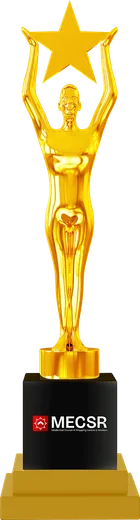 The MECSR MENA Awards 2026 trophy