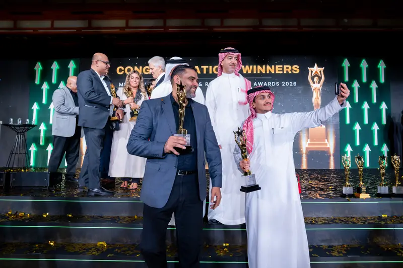 Winners on stage at the Shopping Centre & Retailer MENA Awards