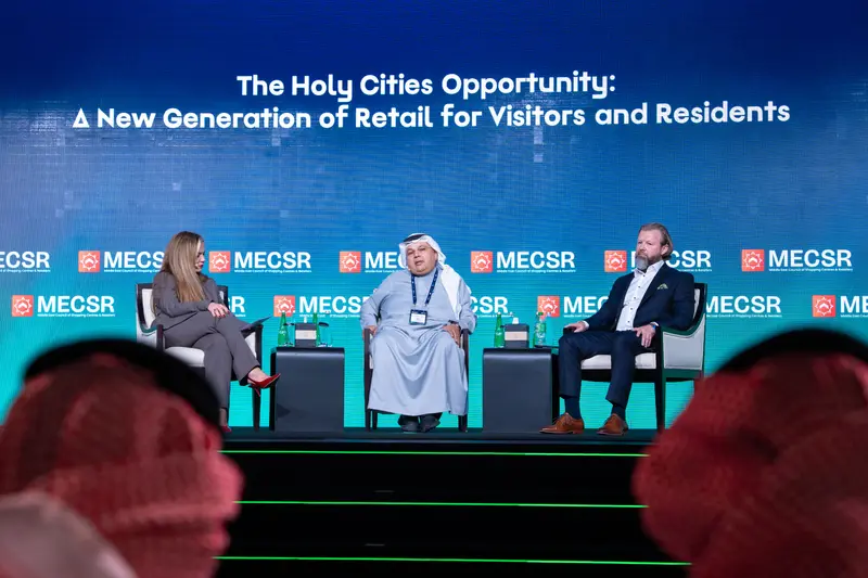 On stage during The Holy Cities Opportunity at Retail Congress MENA 2026