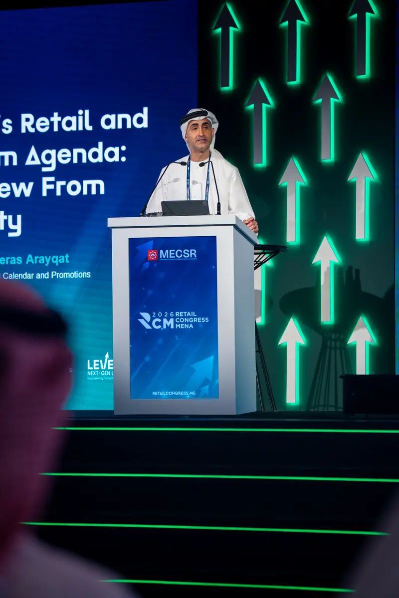 On stage during Dubai's Retail and Tourism Agenda at Retail Congress MENA 2026