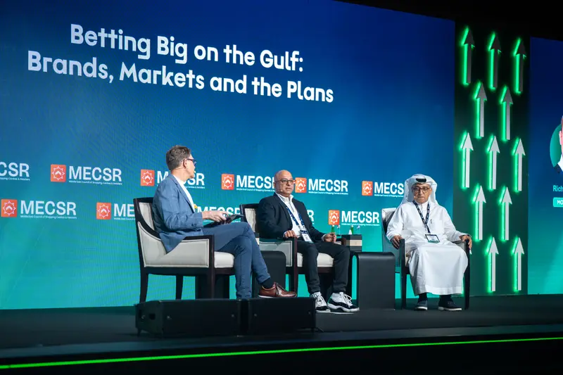 On stage during Betting Big on the Gulf at Retail Congress MENA 2026