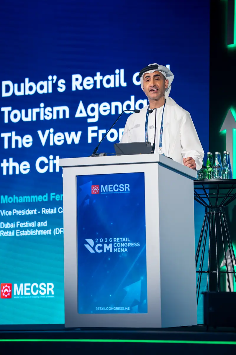 On stage during Dubai's Retail and Tourism Agenda at Retail Congress MENA 2026