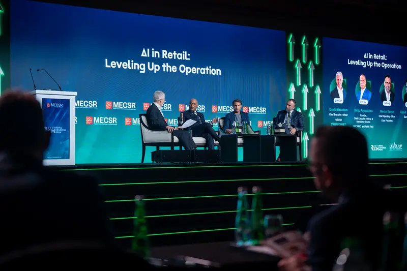 On stage during AI in Retail at Retail Congress MENA 2026