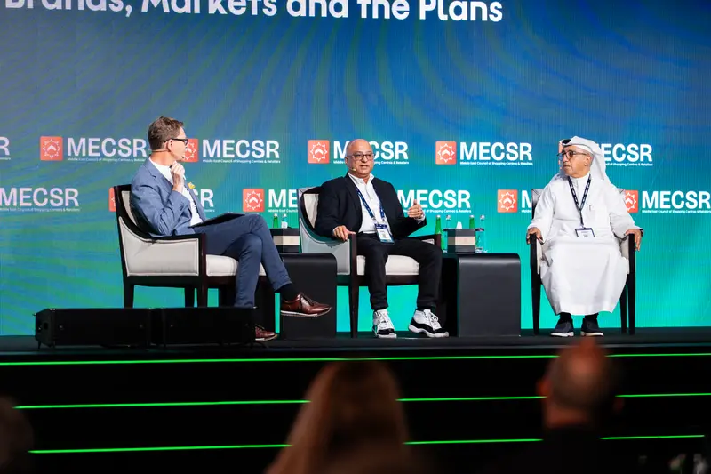 On stage during Betting Big on the Gulf at Retail Congress MENA 2026