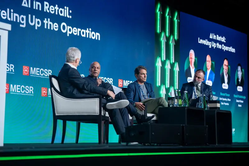 On stage during AI in Retail at Retail Congress MENA 2026