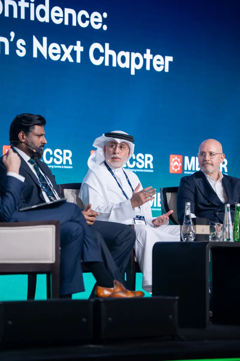 On stage during Capital and Confidence at Retail Congress MENA 2026