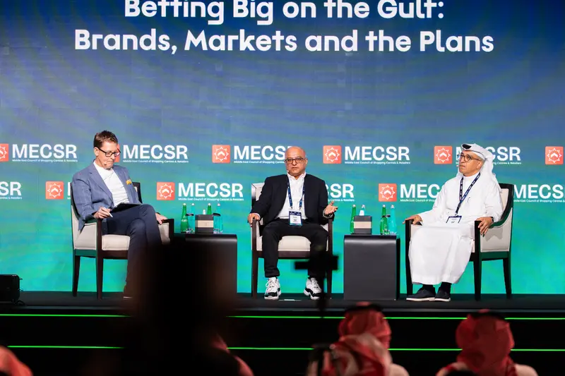On stage during Betting Big on the Gulf at Retail Congress MENA 2026