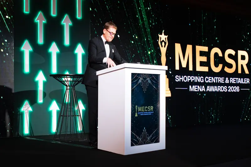 Winners on stage at the Shopping Centre & Retailer MENA Awards
